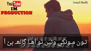 Sindhi Whatsapp Status | Ton Mokhy Wani Tho | Wazir  Ali Shah | WhatsApp Status