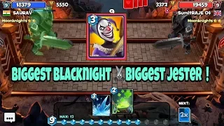 ⚔Biggest Blacknight⚔&🛡Biggest Jester in:-Castle Crush