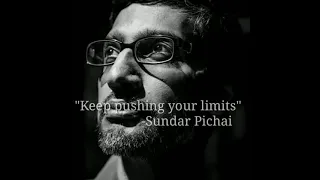 Sundar Pichai | Motivational Speech | How he started his Career at Google