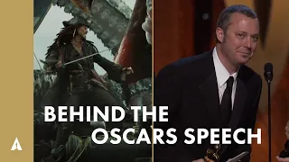 Hal Hickel | Best VFX for 'Pirates of the Caribbean: Dead Man's Chest' | Behind the Oscars Speech