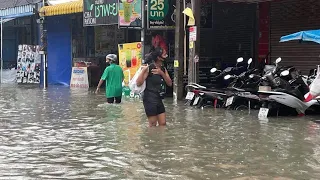 Flood in Pattaya Thailand - Pictures