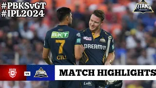 PBKS vs GT IPL 2024 Match 37th Highlights | 21 Apr 2024 | PBKS vs GT today Match Highlights 2024