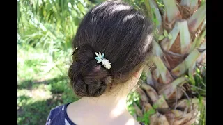 How to Do a Braided Bun with Lilla Rose U-pins