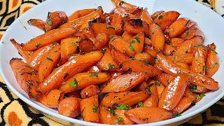 Roasted Carrots with Rosemary and Thyme // Holiday Side Dish ❤️ Step by Step