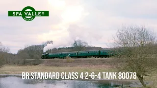 SPA VALLEY RAILWAY - BR Standard Class 4 2-6-4 Tank 80078