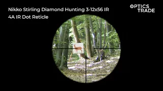 Nikko Stirling Diamond Hunting 3-12x56 IR Reticle 4A IR Dot | Optics Trade Reticle Subtensions