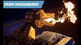 Hot Wheels Monster Truck Live Megasaurus extreme Destruction of car rip super power MEGASAURUS