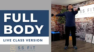 Full Body Workout - SS Fit Studio, Total Body Conditioning Workout with Dumbbells