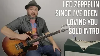 Led Zeppelin Since I've Been Loving You Intro Guitar Lesson