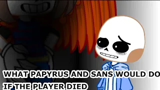 What the skelebros would do if the player died (Gacha version)