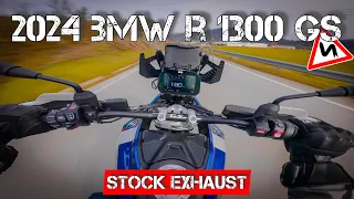 BMW R1300GS Trophy 2024 | AMAZING Stock Exhaust! 🔥 pt.2