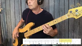 “Heart of Gold” - Neil Young - Bass Cover (BASS TAB & lyrics) -  FRANKS BASS COVERS