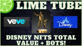 Disney Golden Moments NFT Total Value from the Collection and Veve Bots