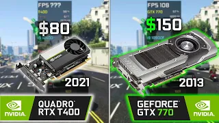 NVIDIA T400 vs GTX 770 - Test in 6 Games