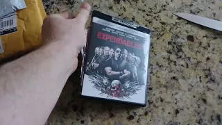 Unboxing video for The Expendables 4k Uhd Blu Ray digital set