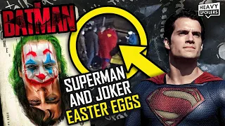 THE BATMAN 2022 Superman, Joker, Mister Freeze, Robin And Scarecrow Easter Eggs All Spotted On Set