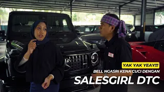 BELL NGASRI KENA CUCI DENGAN SALESGIRL DTC MOTORS