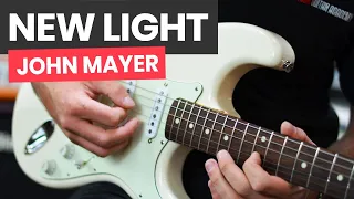 🎸New Light John Mayer Guitar Lesson - How To Play New Light by John Mayer