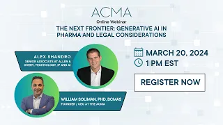 The Next Frontier: Generative AI in Pharma and Legal Considerations