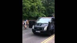 Richard Hammond driving the BBC Top Gear invisible van