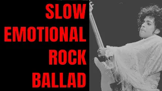 Slow Emotional Rock Ballad | Guitar Backing Track (D Minor)
