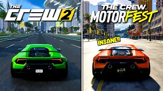 The Crew Motorfest vs The Crew 2 RAW Sound Comparison!