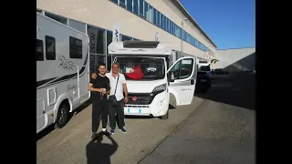 Consegna Roller Team Zefiro 234 TL Camper Semintegrale con letto basculante e ampia dinette