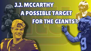 J.J. McCarthy Draft profile: Why the Giants like his projection so much