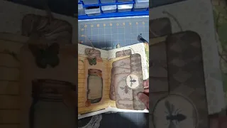 my first junk journal flip through video.