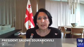 Salome Zourabichvili discusses negotiating Russian military withdrawal in the past