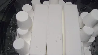 Bars and Cups  | All White Baking Soda #oddlysatisfying #explore #bakingsoda