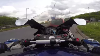 Another near miss on the bike - Retarded driver