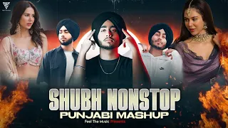 Shubh Punjabi Mega Mashup 2024 | One Love X No Love X You And Me X Cheques | Feel The Music