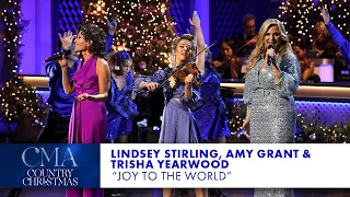 Lindsey Stirling, Amy Grant, and Trisha Yearwood – “Joy To The World” | CMA Country Christmas 2023