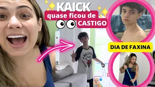 COLOQUEI TODOS PARA FAXINAR A CASA E DEU TRETA * 24 horas limpando a casa | Kathy Castricini