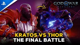 God of War: Ragnarok | Kratos vs Thor - The Final Battle Between Kratos & Thor