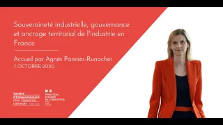 Accueil inaugural rencontres Renaissance Industrielle par Agnes Pannier-Runacher - 7 octobre 2021