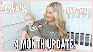 4 MONTH BABY UPDATE! MILESTONES, PERSONALITY, BROTHERS | OLIVIA ZAPO