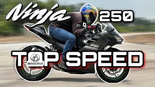 NINJA 250 TOPSPEED SEPERTI ZX25R ? MODENAS NINJA 250 ABS STANDARD TANPA MODIFIKASI