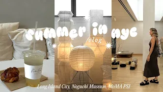 nyc vlog ☀️ noguchi museum, summer dj sets, fave japanese in lic, moma ps1, astoria coffee shops