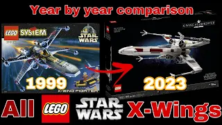 LEGO Star Wars X-Wing: Year by Year Comparison