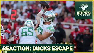 REACTION: Oregon escapes Texas Tech with a thrilling 38-30 victory  | Oregon Ducks Podcast