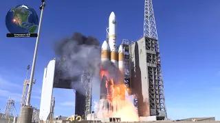 [4K] Delta IV Heavy launch fireball + 4K highlight clips, NROL-71 (1/19/2019)