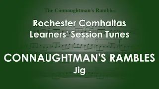 The Connaughtman's Rambles (Jig) on Irish tenor banjo for the Rochester CCE Learners' Session