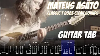 Mateus Asato Guitar Tab - Suhr Classic T 2023 Clean Sounds - Transcription Tutorial