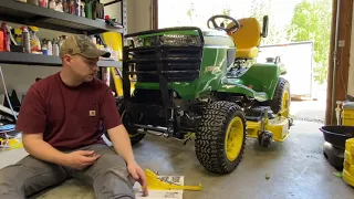 How To Level John Deere X700 Series 54HC Mower Deck