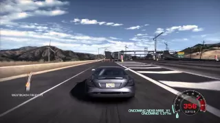 Need for Speed: Hot Pursuit - Free Roam: Mercedes Benz SLR 722 Edition - Top Speed