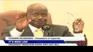 President Museveni signs Anti-Gay Bill