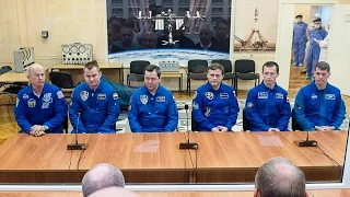 На космодроме Байконур состоялась контрольная «примерка» ТПК «Союз ТМА-20М»