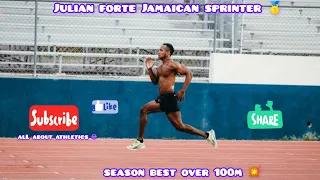 100m final - 2023 - Julian forte #comeback